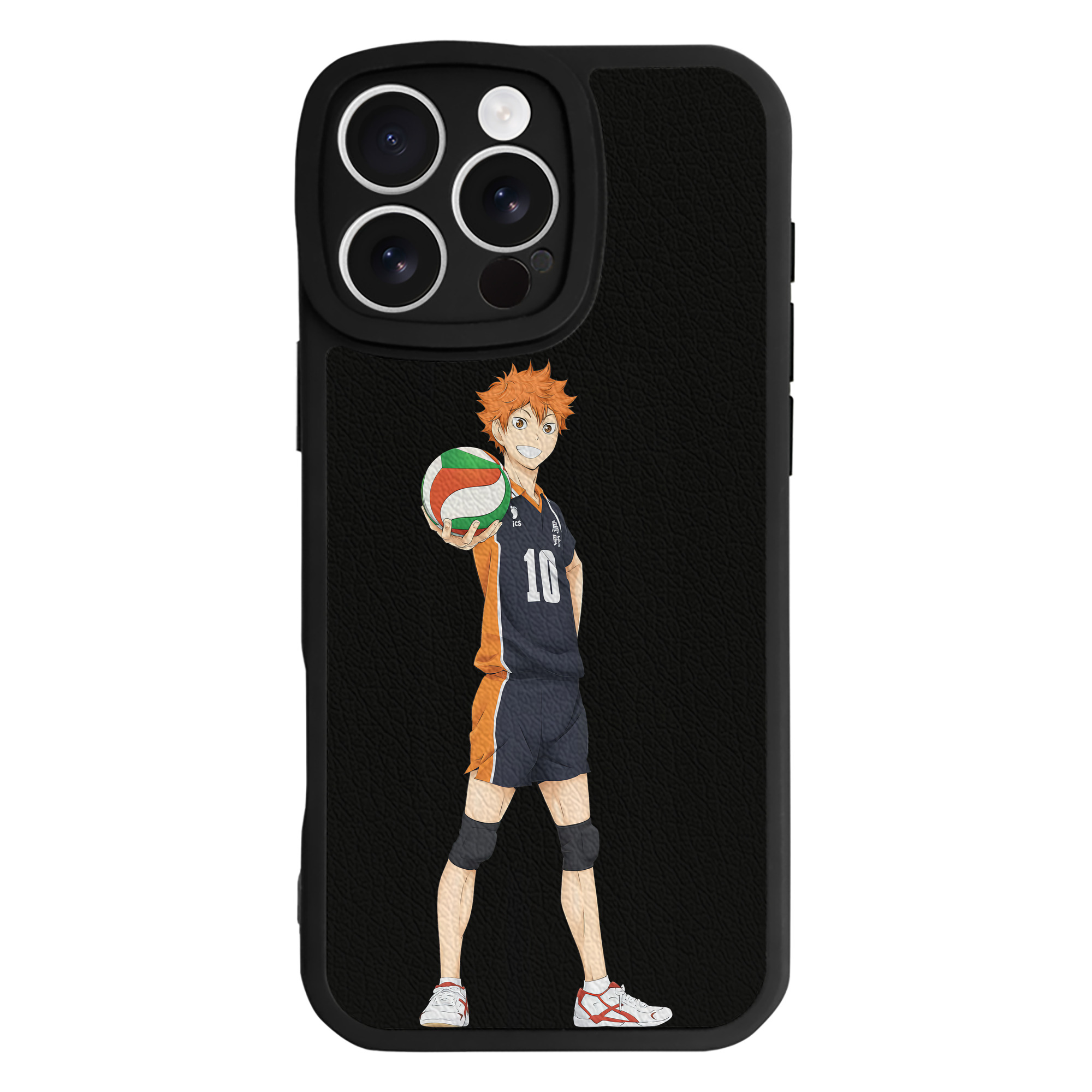 （画像用） ハイキュー!! Haikyu!! 【iPhone 16シリーズ対応】シリコンスマホケース（レザー調） 材質：シリコン